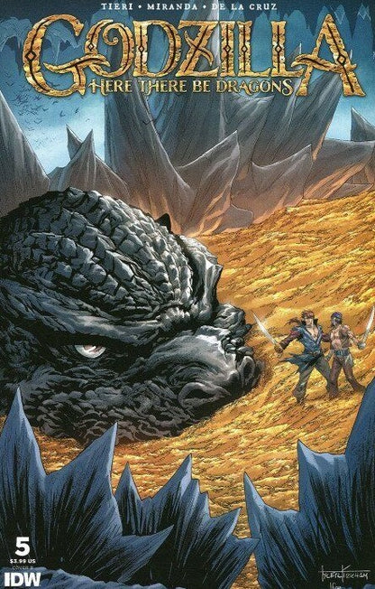 GODZILLA # 5 HERE THERE BE DRAGONS VARIANT IDW COMIC BOOK 2023