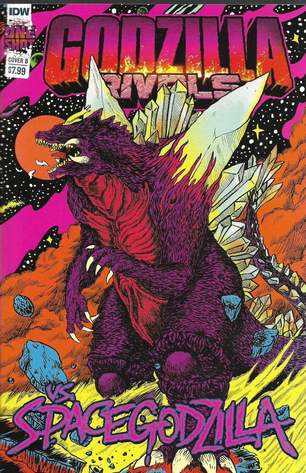 GODZILLA RIVALS VS SPACEGODZILLA # 1  VARIANT IDW COMIC BOOK 2023