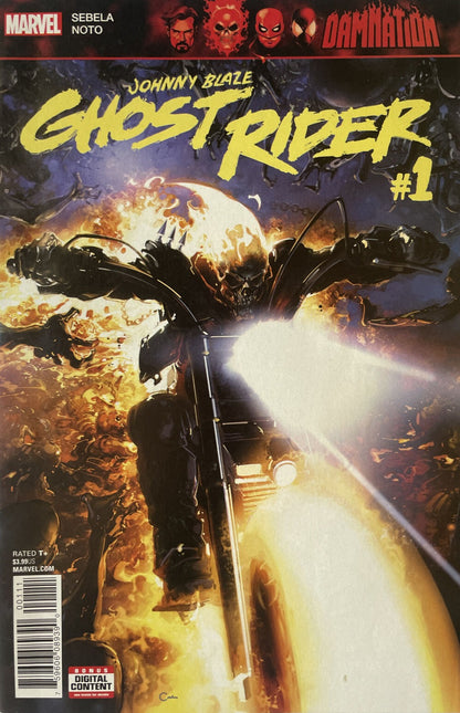 GHOST RIDER # 1   JOHNNY BLAZE COMIC BOOK NM  MARVEL 2018