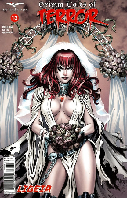 GRIMM TALES OF HORROR  # 13 LIGEIA VARIAT C COVER ZENESCOPE COMIC BOOK 2018
