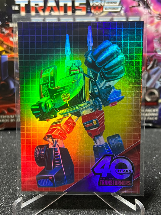 2024 TRANSFORMERS 40th ANNIVERSARY TRAILERBREAKER # 33  FOIL TRADING CARD