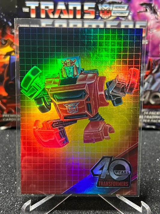 2024 TRANSFORMERS 40th ANNIVERSARY CLIFFJUMPER # 35  FOIL TRADING CARD