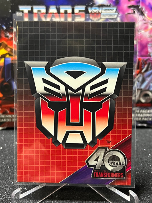 2024 TRANSFORMERS 40th ANNIVERSARY CHECKLIST  # 109 NON-FOIL TRADING CARD (Copy)