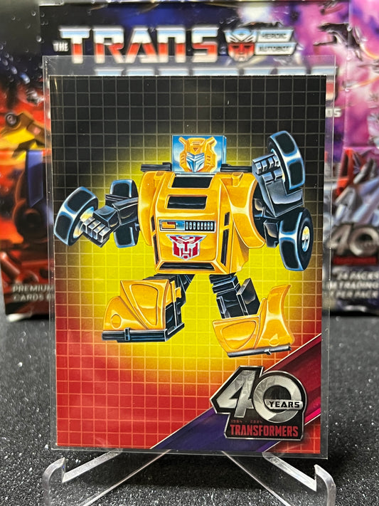 2024 TRANSFORMERS 40th ANNIVERSARY BUMBLEBEE # 02 NON-FOIL TRADING CARD