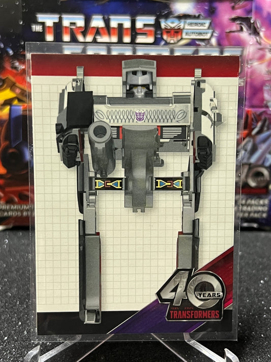 2024 TRANSFORMERS 40th ANNIVERSARY MEGATRON # 83 NON-FOIL TRADING CARD