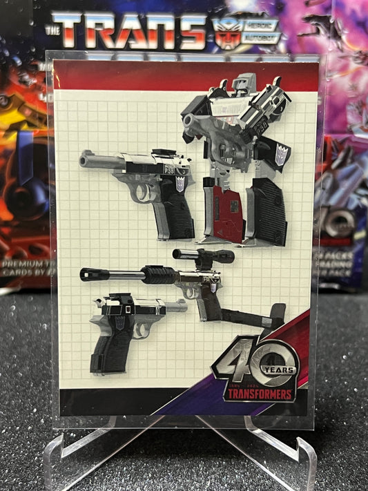 2024 TRANSFORMERS 40th ANNIVERSARY MEGATRON # 98 NON-FOIL TRADING CARD
