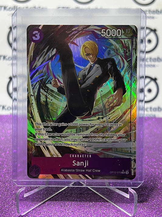 2025 ONE PIECE LEGACY OF THE MASTER SANJI # OP12-070 *R TCG FOIL CARD
