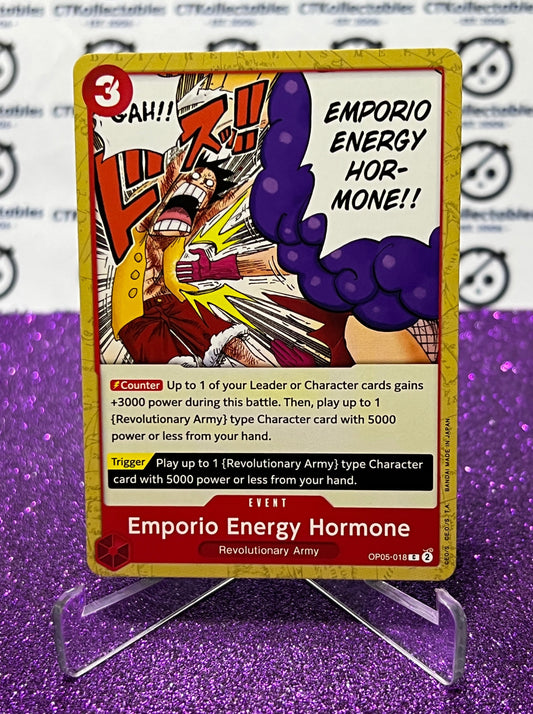 ONE PIECE EMPORIO ENERGY HORMONE # OP05-018 AWAKENING OF THE NEW ERA COMMON CARD 2023