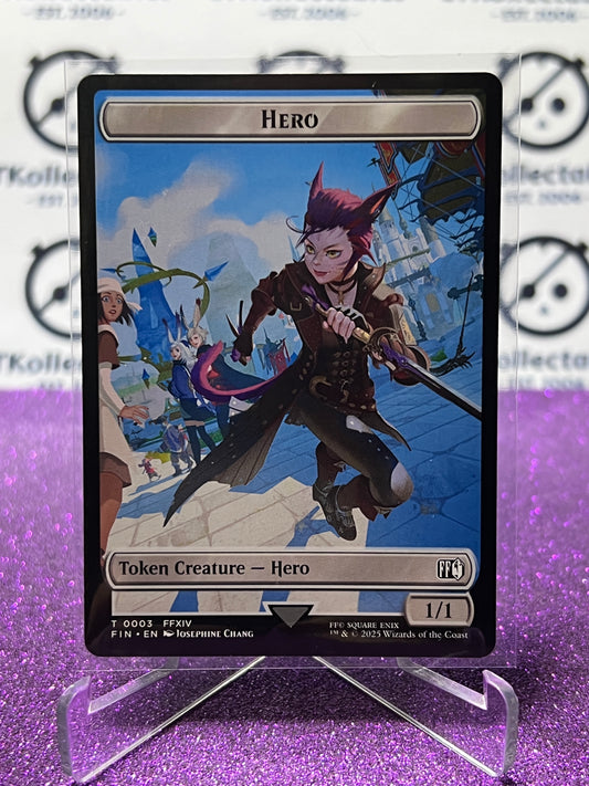 2025 MAGIC THE GATHERING FINAL FANTASY HERO/KNIGHT # T 0003/T 0010 TOKEN NON-FOIL CARD