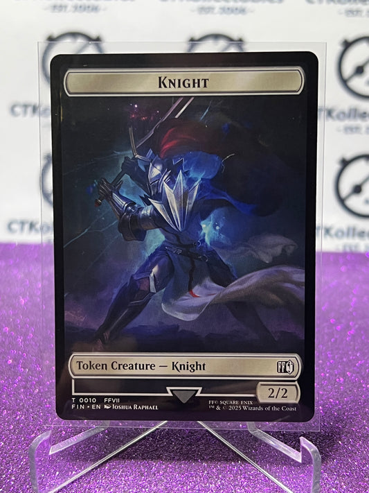 2025 MAGIC THE GATHERING FINAL FANTASY HERO/KNIGHT # T 0003/T 0010 TOKEN NON-FOIL CARD