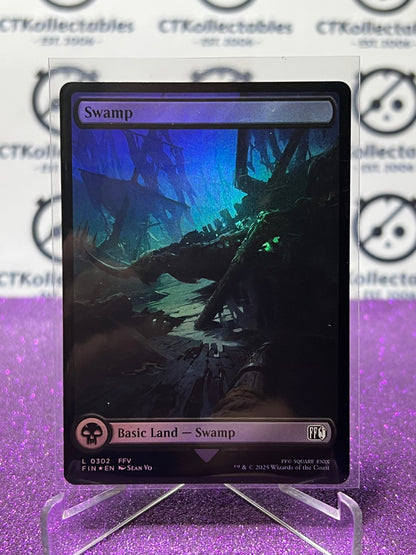 2025 MAGIC THE GATHERING FINAL FANTASY SWAMP # L 0302 LAND FOIL CARD