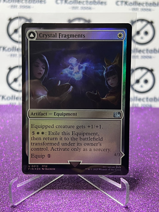 2025 MAGIC THE GATHERING FINAL FANTASY CRYSTAL FRAGMENTS / SUMMON ALEXANDER # U 0013 FOIL CARD