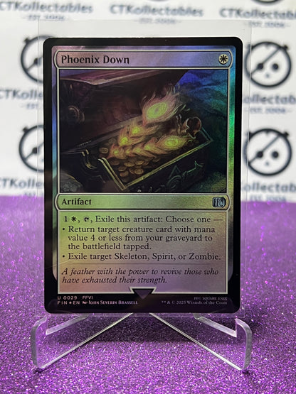 2025 MAGIC THE GATHERING FINAL FANTASY PHOENIX DOWN # U 0029 ARTIFACT FOIL CARD