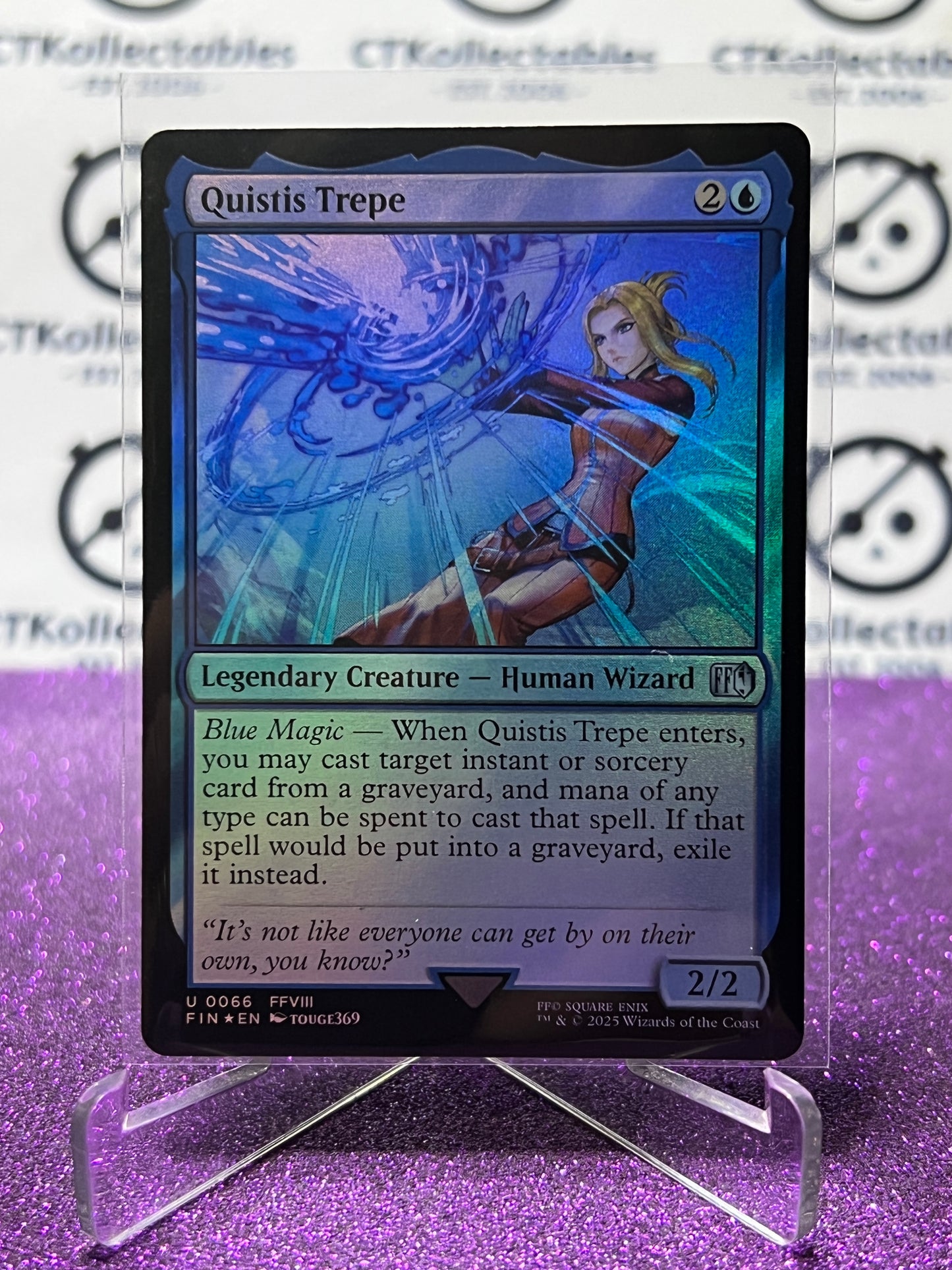 2025 MAGIC THE GATHERING FINAL FANTASY QUISTIS TREPE # U 0066 CREATURE FOIL CARD