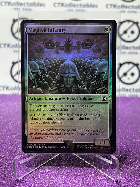 2025 MAGIC THE GATHERING FINAL FANTASY MAGITEK INFANTRY # C 0025 CREATURE FOIL CARD