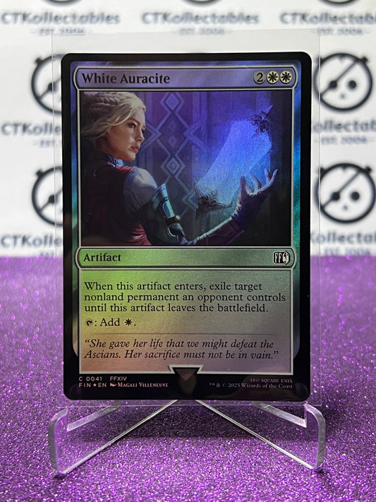 2025 MAGIC THE GATHERING FINAL FANTASY WHITE AURACITE # C 0041 ARTIFACT FOIL CARD