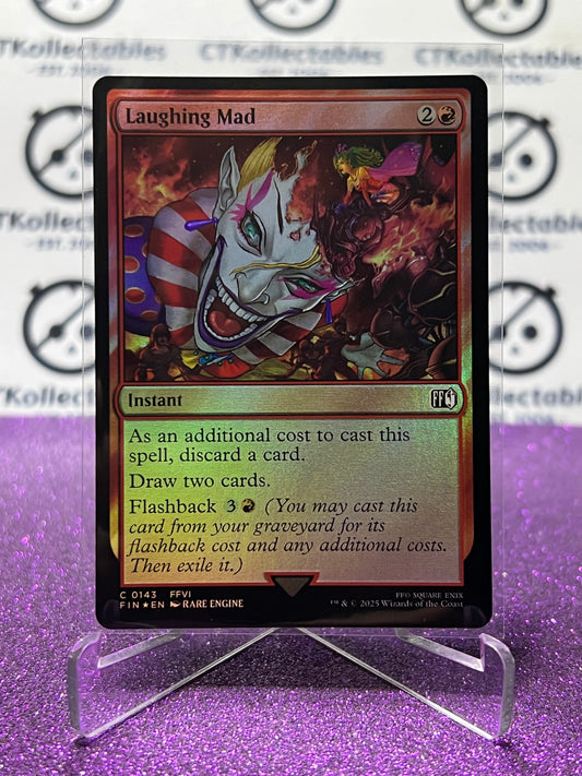 2025 MAGIC THE GATHERING FINAL FANTASY LAUGHING MAD # C 0143 INSTANT FOIL CARD