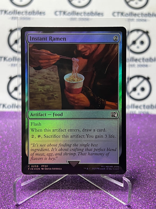 2025 MAGIC THE GATHERING FINAL FANTASY INSTANT RAMEN # C 0259 ARTIFACT FOIL CARD
