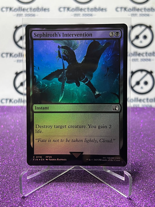 2025 MAGIC THE GATHERING FINAL FANTASY SEPHIROTH'S INTERVENTION # C 0116 INSTANT FOIL CARD