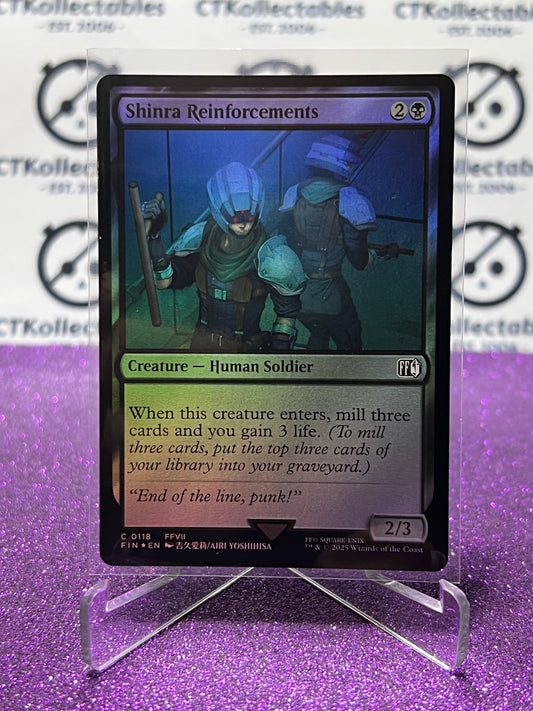 2025 MAGIC THE GATHERING FINAL FANTASY SHINRA REINFORCEMENTS # C 0118 CREATURE FOIL CARD