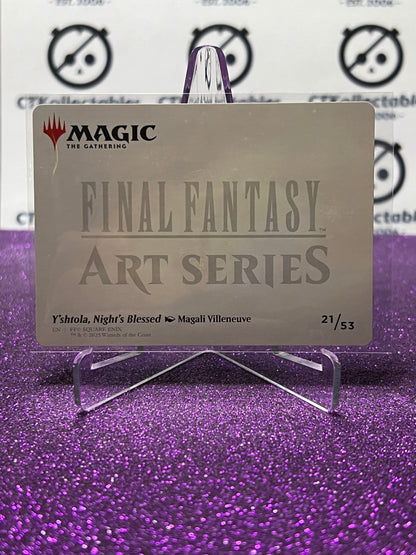 2025 MAGIC THE GATHERING FINAL FANTASY Y' SHROLA, NIGHT'S BLESSED # 21/53 ART SERIES CARD