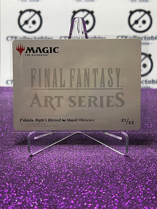 2025 MAGIC THE GATHERING FINAL FANTASY Y' SHROLA, NIGHT'S BLESSED # 21/53 ART SERIES CARD