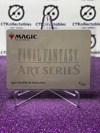 2025 MAGIC THE GATHERING FINAL FANTASY SAGE'S NOULITHS # 5/53 ART SERIES CARD