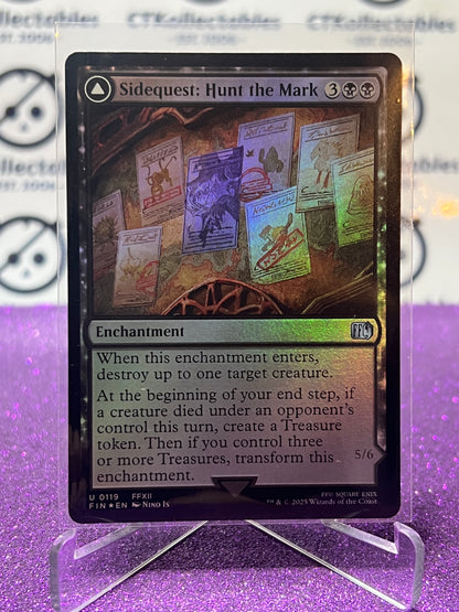 2025 MAGIC THE GATHERING FINAL FANTASY YIAZMAT, ULTIMATE MARK / SIDEQUEST: HUNT THE MARK # U 0119 CREATURE FLIP FOIL CARD