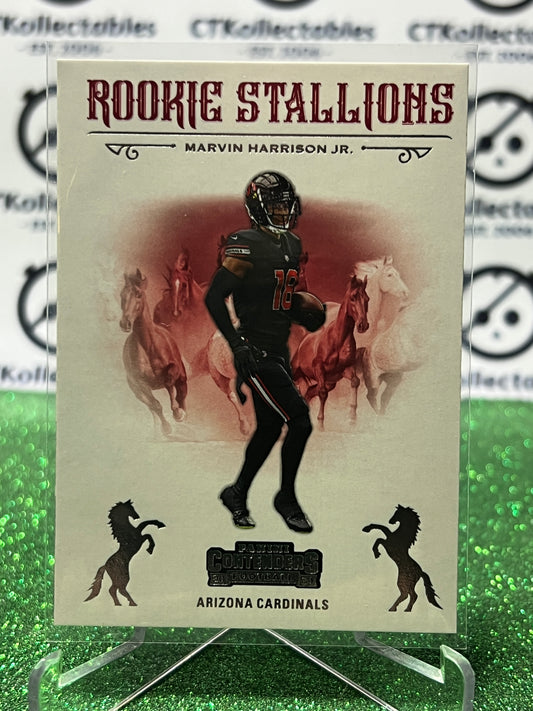 2024 PANINI CONTENDERS MARVIN HARRISON JR. # 5 ROOKIE STALLIONS ARIZONA CARDINALS NFL GRIDIRON CARD