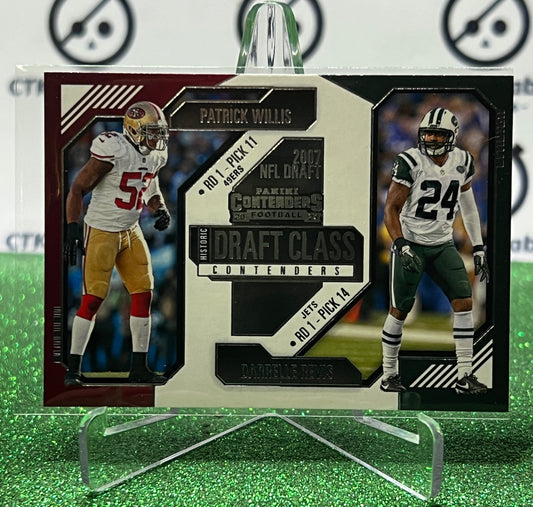 2024 PANINI CONTENDERS PATRICK WILLIS 49ERS / DARRELLE REVIS JETS # 23 DRAFT CLASS NFL GRIDIRON CARD