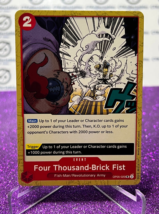 ONE PIECE FOUR THOUSAND-BRICK FIST # OP05-020 AWAKENING OF THE NEW ERA UNCOMMON CARD 2023