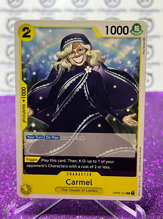 ONE PIECE CARMEL # OP04-101 KINGDOMS OF INTRIGUE COMMON CARD 2023