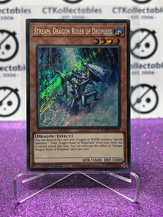 YU-GI-OH! BATTLES OF LEGEND MONSTER MAYHEM STREAM, DRAGON RULER OF DROPLETS # BLMM-EN122 1ST EDITION CARD