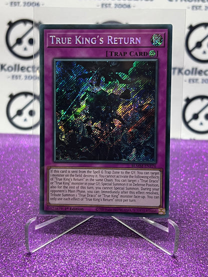 YU-GI-OH! BATTLES OF LEGEND MONSTER MAYHEM TRUE KING'S RETURN # BLMM-EN176 1ST EDITION CARD