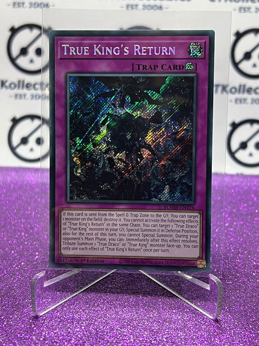 YU-GI-OH! BATTLES OF LEGEND MONSTER MAYHEM TRUE KING'S RETURN # BLMM-EN176 1ST EDITION CARD