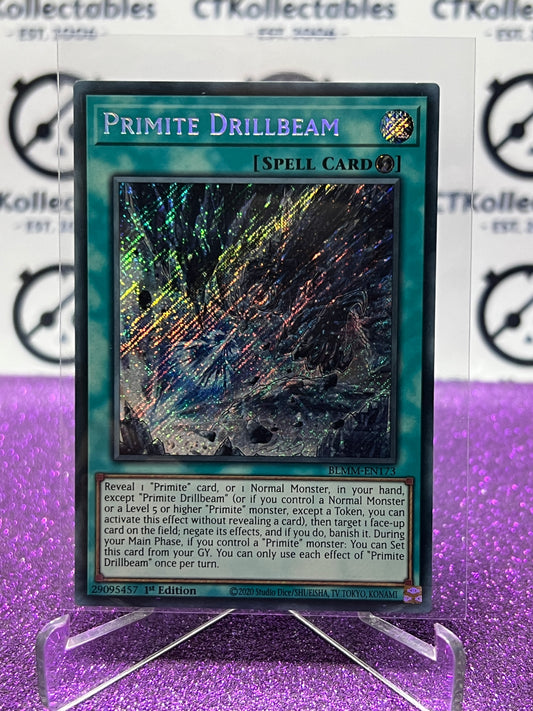 YU-GI-OH! BATTLES OF LEGEND MONSTER MAYHEM PRIMITE DRILLBEAM # BLMM-EN173 1ST EDITION CARD