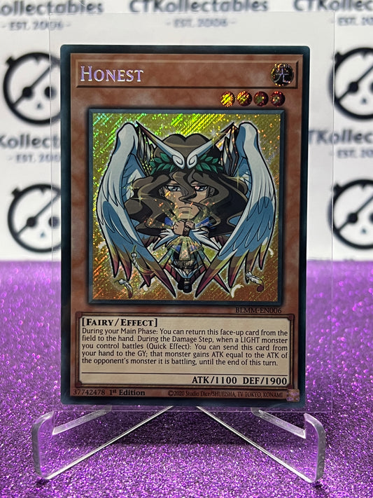 YU-GI-OH! BATTLES OF LEGEND MONSTER MAYHEM HONEST # BLMM-EN006 1ST EDITION CARD
