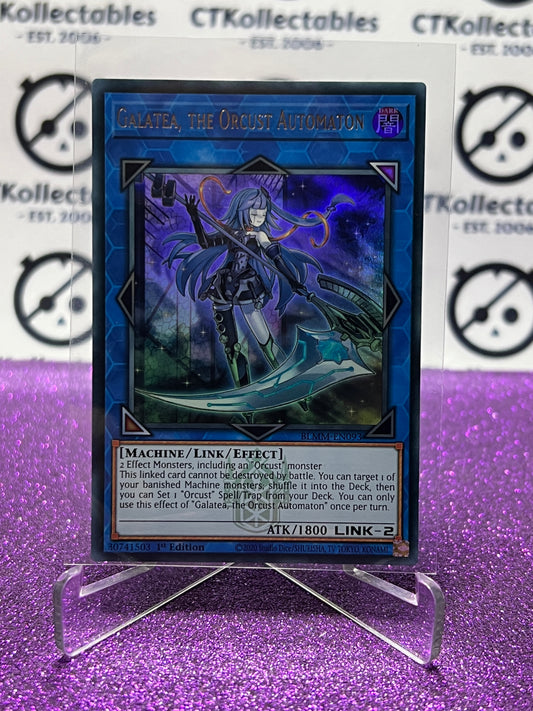 YU-GI-OH! BATTLES OF LEGEND MONSTER MAYHEM GALATEA, THE ORCUST AUTOMATION # BLMM-EN093 ULTRA RARE 1ST EDITION CARD