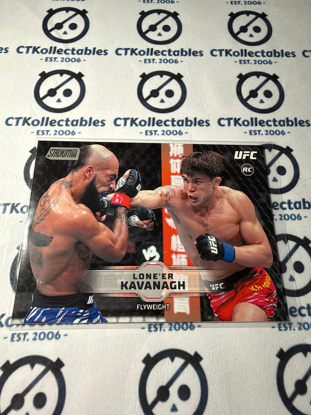 2026 UFC Stadium Club Lone'er Kavanagh Rookie Card #138