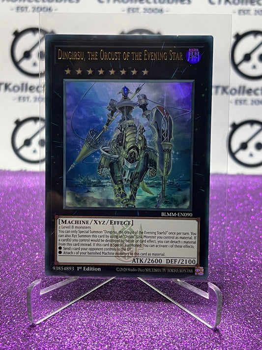 YU-GI-OH! BATTLES OF LEGEND MONSTER MAYHEM DINGIRSU, THE ORCUST OF THE EVING STAR # BLMM-EN090 ULTRA RARE 1ST EDITION CARD