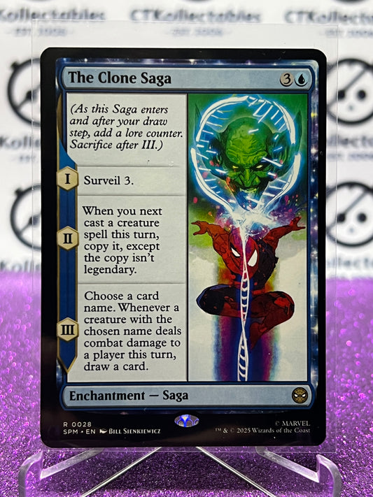 2025 MAGIC THE GATHERING SPIDER-MAN THE CLONE SAGA # R 0028 RARE NON-FOIL ENCHANTMENT CARD