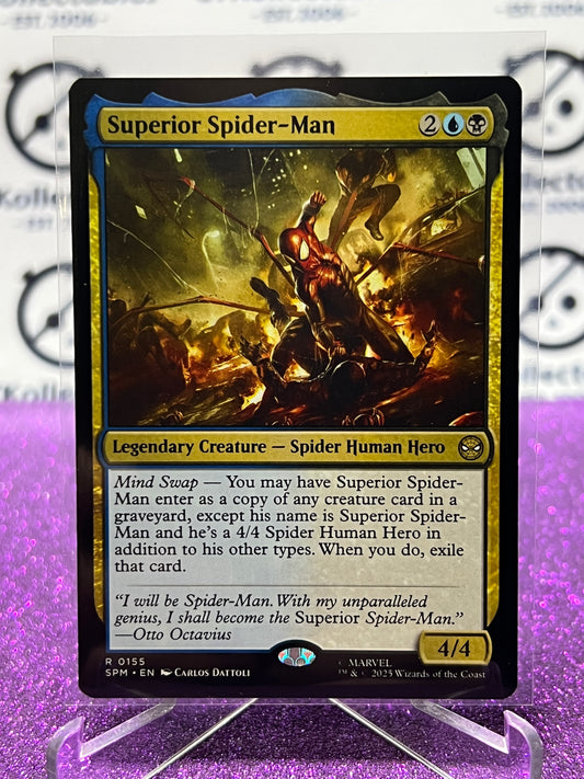 2025 MAGIC THE GATHERING SPIDER-MAN SUPERIOR SPIDER-MAN # R 0155 RARE NON-FOIL LEGENDARY CREATURE CARD