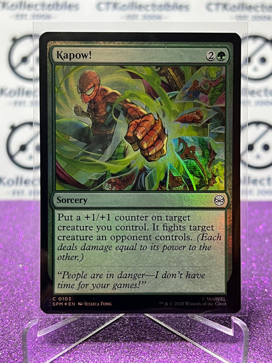 2025 MAGIC THE GATHERING SPIDER-MAN KAPOW! # C 0103 COMMON FOIL SORCERY CARD