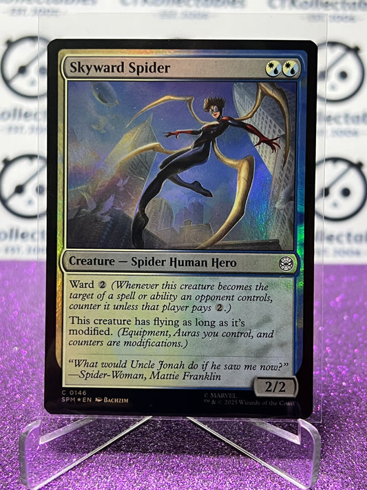 2025 MAGIC THE GATHERING SPIDER-MAN SKYWARD SPIDER # C 0146 COMMON FOIL CREATURE CARD