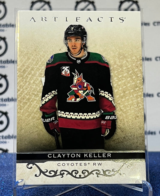 2021-22 UPPER DECK ARTIFACTS CLAYTON KELLER # 88 BASE SILVER ARIZONA COYOTES NHL HOCKEY CARD