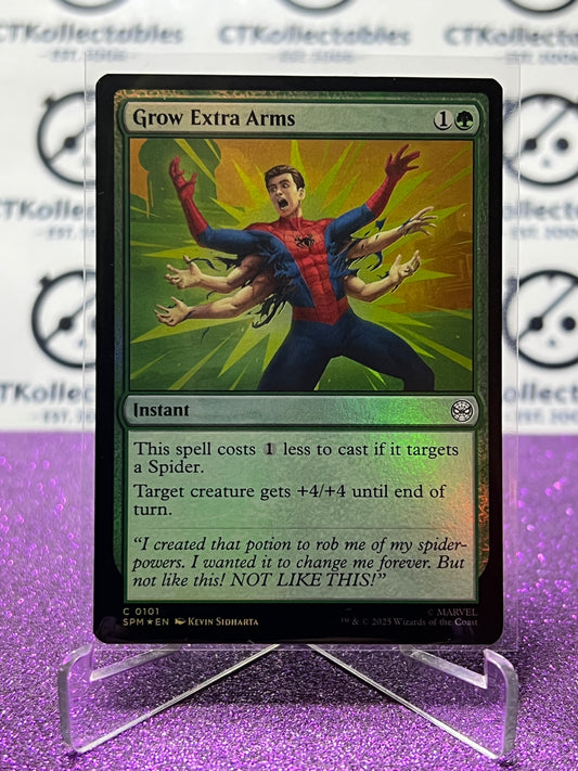 2025 MAGIC THE GATHERING SPIDER-MAN GROW EXTRA ARMS # C 0101 COMMON FOIL INSTANT CARD