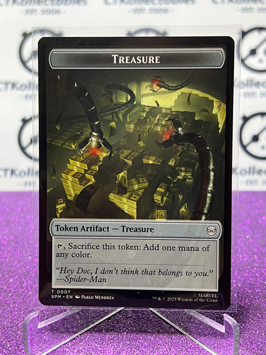 2025 MAGIC THE GATHERING SPIDER-MAN SPIDER/TREASURE # T 0003/0007  NON-FOIL TOKEN CARD