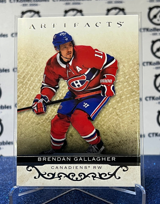 2021-22 UPPER DECK ARTIFACTS BRENDAN GALLAGHER # 64 MONTREAL CANADIENS HOCKEY CARD