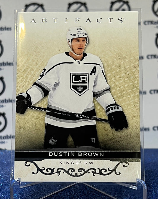 2021-22 UPPER DECK ARTIFACTS DUSTIN BROWN # 58 SILVER  L A KINGS NHL HOCKEY CARD