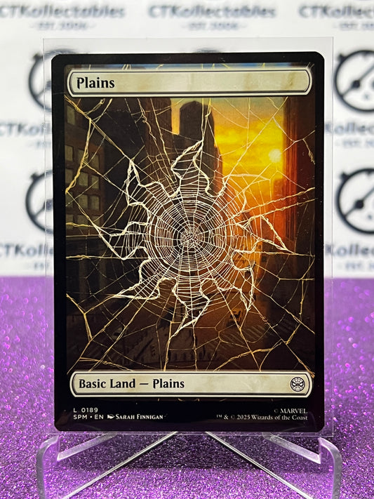 2025 MAGIC THE GATHERING SPIDER-MAN PLAINS # L 0189 NON-FOIL LAND CARD